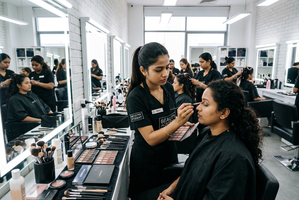 Professional makeup artistry training