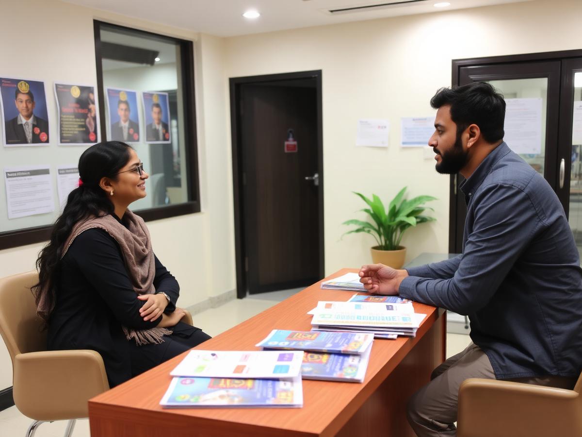 One-on-one student career counselling