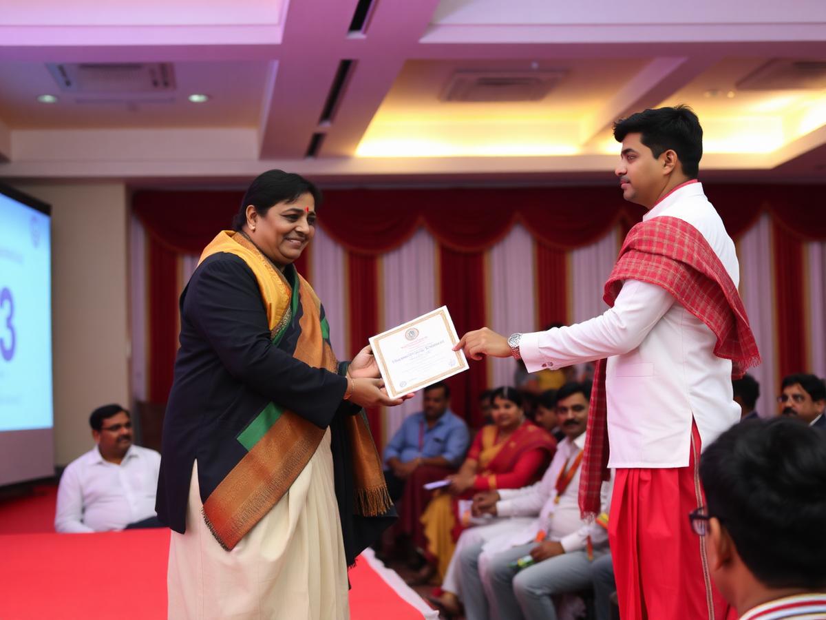 Student gathering and award event